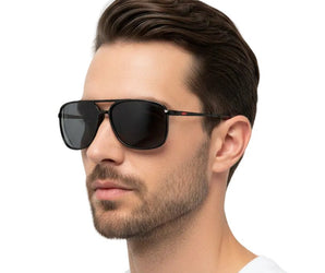🇮🇹 Mario Rossi 🇮🇹 ( Made in Italy ) Square Men's Sunglasses Polarized(UV400)