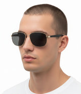 🇮🇹 Mario Rossi 🇮🇹 ( Made in Italy ) Square Men's Sunglasses Polarized(UV400) - نضاره دوت كوم | رقم 1 للنظارات الأصليه في مصر