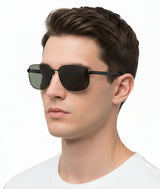 🇮🇹 Mario Rossi 🇮🇹 ( Made in Italy ) Square Men Sunglasses Polarized(UV400) - نضاره دوت كوم | رقم 1 للنظارات الأصليه في مصر