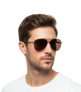 🇮🇹 Mario Rossi 🇮🇹 ( Made in Italy ) Aviator Men's Sunglasses Polarized(UV400) - نضاره دوت كوم | رقم 1 للنظارات الأصليه في مصر