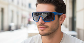 🇮🇹 Mario Rossi 🇮🇹 ( Made in Italy ) Square Men's Sunglasses(UV) - نضاره دوت كوم | رقم 1 للنظارات الأصليه في مصر