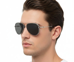 🇮🇹 Mario Rossi 🇮🇹 ( Made in Italy ) Aviator MEN Sunglasses (UV400) - نضاره دوت كوم | رقم 1 للنظارات الأصليه في مصر