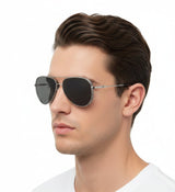 🇮🇹 Mario Rossi 🇮🇹 ( Made in Italy ) Aviator MEN Sunglasses (UV400) - نضاره دوت كوم | رقم 1 للنظارات الأصليه في مصر