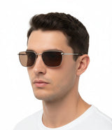 🇮🇹 Mario Rossi 🇮🇹 ( Made in Italy ) Aviator Men Sunglasses Polarized(UV400) - نضاره دوت كوم | رقم 1 للنظارات الأصليه في مصر