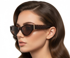 🇮🇹 Mario Rossi 🇮🇹 ( Made in Italy ) Cat Eye Women's Sunglasses Polarized(UV400) - نضاره دوت كوم | رقم 1 للنظارات الأصليه في مصر