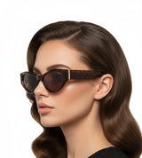 🇮🇹 Mario Rossi 🇮🇹 ( Made in Italy ) Cat Eye Women's Sunglasses Polarized(UV400) - نضاره دوت كوم | رقم 1 للنظارات الأصليه في مصر