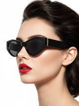 🇮🇹 Mario Rossi 🇮🇹 ( Made in Italy ) Cat Eye Women's Sunglasses Polarized(UV400) - نضاره دوت كوم | رقم 1 للنظارات الأصليه في مصر