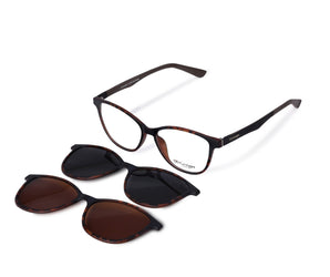 Gestapo Cat Eye Optical Women Clip on Polarized ( UV400) - نضاره دوت كوم | رقم 1 للنظارات الأصليه في مصر
