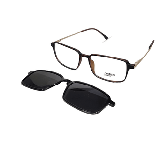 Gestapo rectangle Optical Men Clip on Polarized - نضاره دوت كوم | رقم 1 للنظارات الأصليه في مصر
