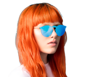 illesteva  🇮🇹  ( Made in Italy) Hand Made   Women's Summer Sunglasses(UV) - Rim Less
