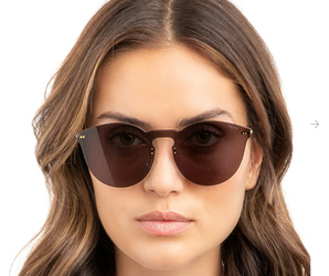 illesteva  🇮🇹  ( Made in Italy) Hand Made   Women's Summer Sunglasses(UV) - Rim Less