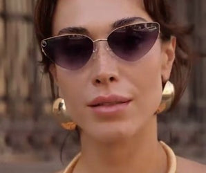 Baldinini 🇮🇹 CatEye Gold 18 karat ( Made in Italy ) Women's Sunglasses(UV)