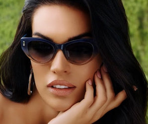 Enni Marco 🇮🇹 ( Made in Italy ) Cat Eye  Women's Sunglasses(UV)