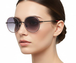 Mario Rossi 🇮🇹 ( Made in Italy ) Round Unisex Sunglasses(UV) - نضاره دوت كوم | رقم 1 للنظارات الأصليه في مصر