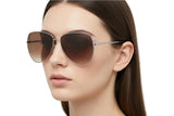 Mario Rossi 🇮🇹 ( Made in Italy) Aviator women Sunglasses(UV) - نضاره دوت كوم | رقم 1 للنظارات الأصليه في مصر