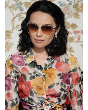 Mario Rossi 🇮🇹 ( Made in Italy ) Cat Eye Women's Sunglasses(UV) - نضاره دوت كوم | رقم 1 للنظارات الأصليه في مصر