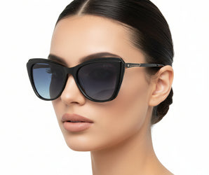 Falcon Cat Eye Women's Sunglasses(UV) - نضاره دوت كوم | رقم 1 للنظارات الأصليه في مصر
