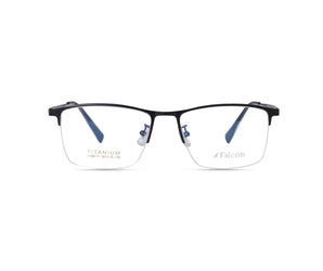 Falcon Rectangle Men's Optical Frame Titanium - نضاره دوت كوم | رقم 1 للنظارات الأصليه في مصر