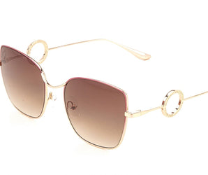 Baldinini 🇮🇹 Square Gold 18 karat ( Made in Italy ) Women's Sunglasses(UV)