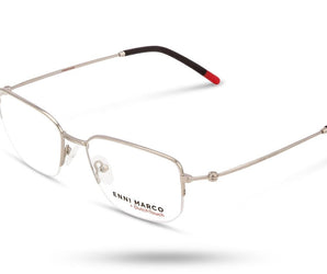 Enni Marco 🇮🇹 ( Made in Italy ) Square Men Optical Frame - نضاره دوت كوم | رقم 1 للنظارات الأصليه في مصر