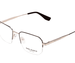 Enni Marco 🇮🇹 Square ( Made in Italy ) Men Optical Frames - نضاره دوت كوم | رقم 1 للنظارات الأصليه في مصر