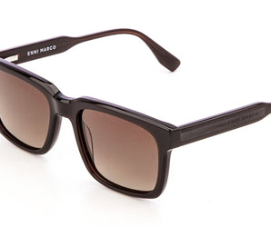Enni Marco 🇮🇹 ( Made in Italy ) Square Men Polarized Sunglasses (UV400) - نضاره دوت كوم | رقم 1 للنظارات الأصليه في مصر